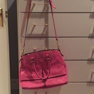 Pink large Crossbody Dooney & Bourke Bag